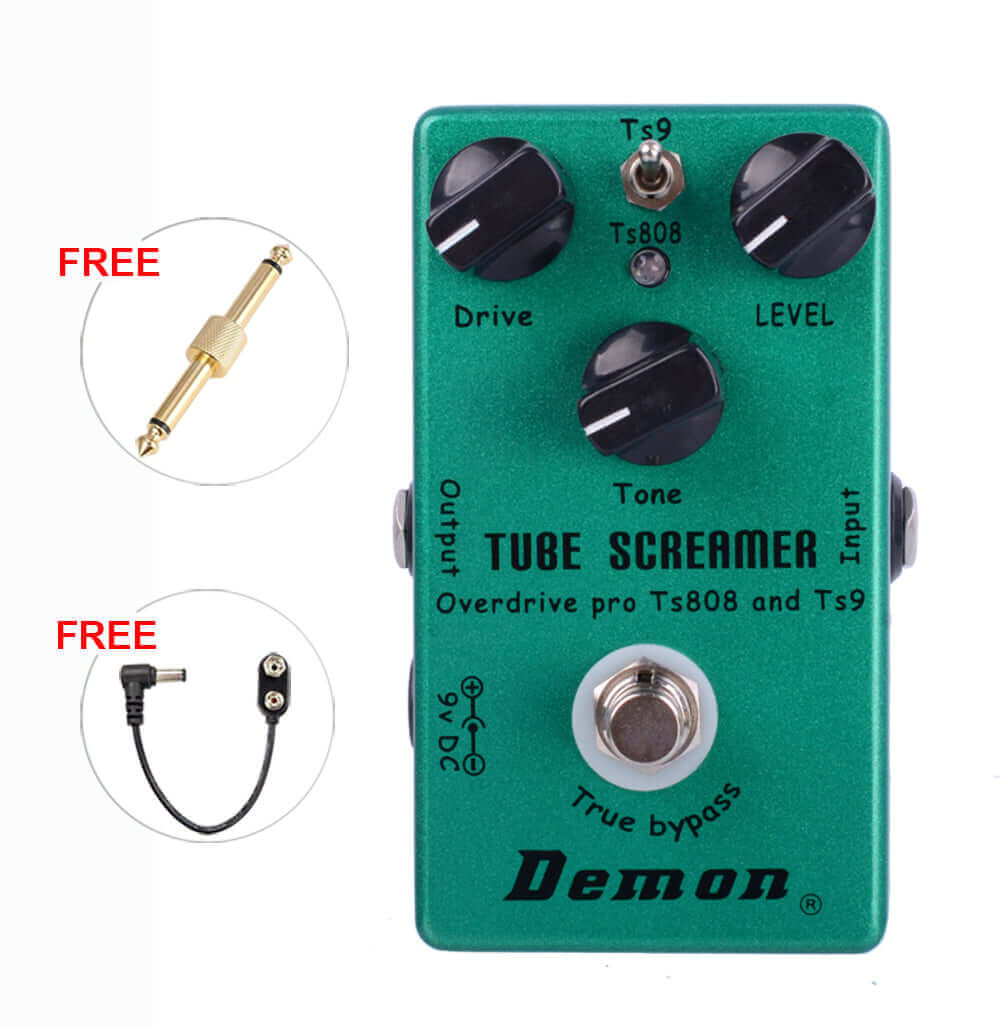 Demon tube screamer guitar effects pedal guitarmetrics