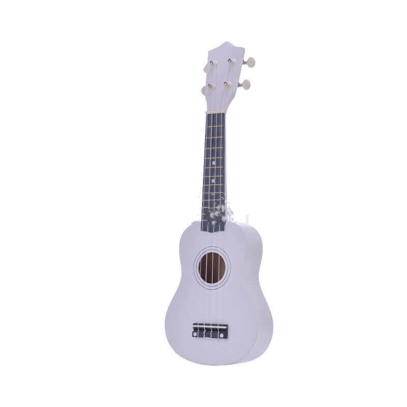Portable Mini Ukulele Guitar White guitarmetrics