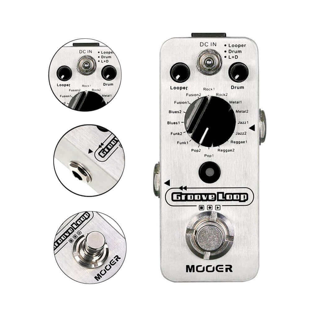 Mooer Groove looper and drum guitar effects Pedal guitarmetrics