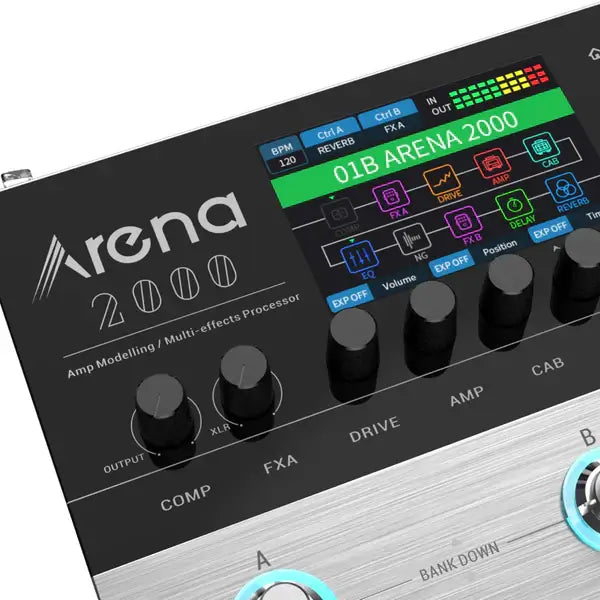 Donner Arena 2000 Multi-Effect Guitar Pedal guitarmetrics