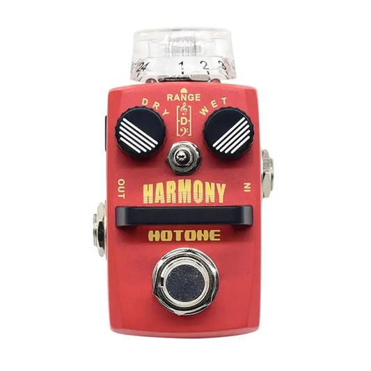 Hotone Harmony Digital Polyphonic Pitch Shift Organ Guitar pedal guitarmetrics