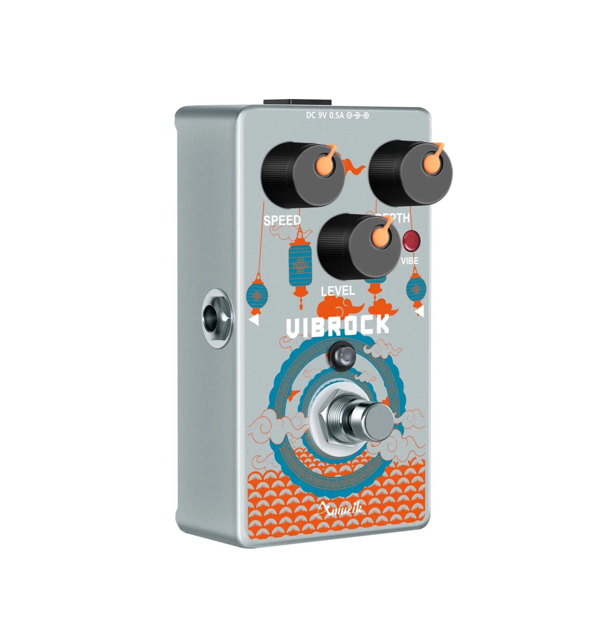 chorus and tremolo pedal Amuzik Chorus & Tremolo Monoblock Guitar Pedal