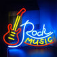 Rock Roll Guitar Neon Signs 38x32cm 5w FREE SHIPPING WORLDWIDE guitarmetrics