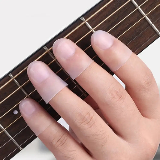 Guitar Fingertip Protectors Silicone Finger Guards guitarmetrics