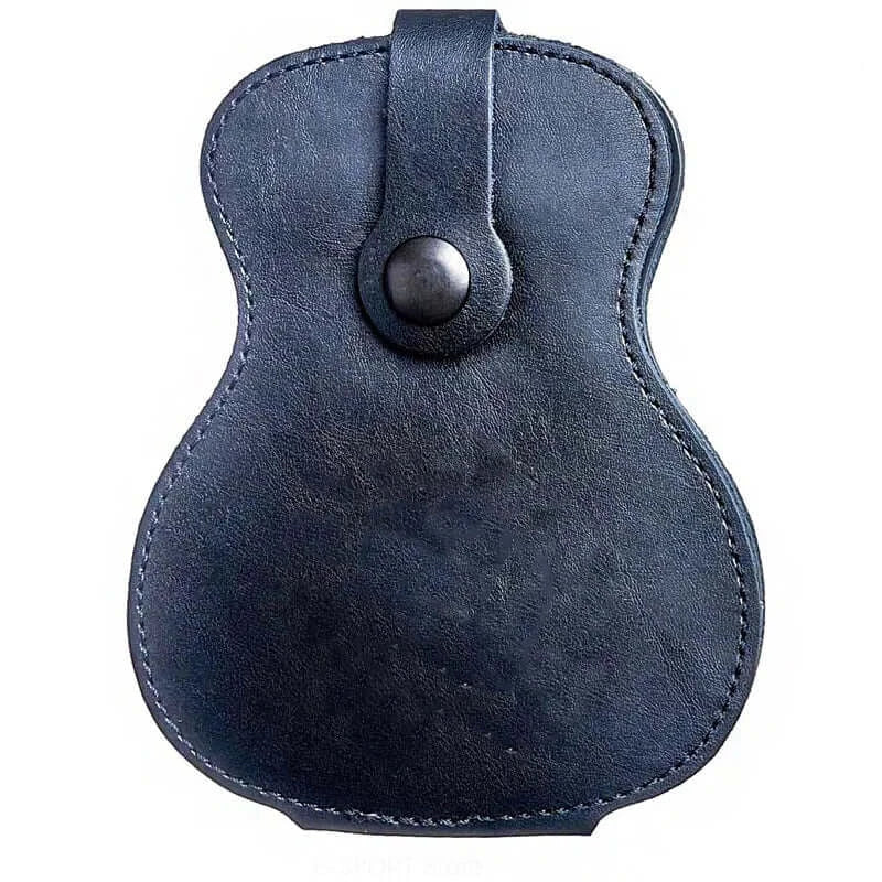 Guitar shape pick pouch guitarmetrics