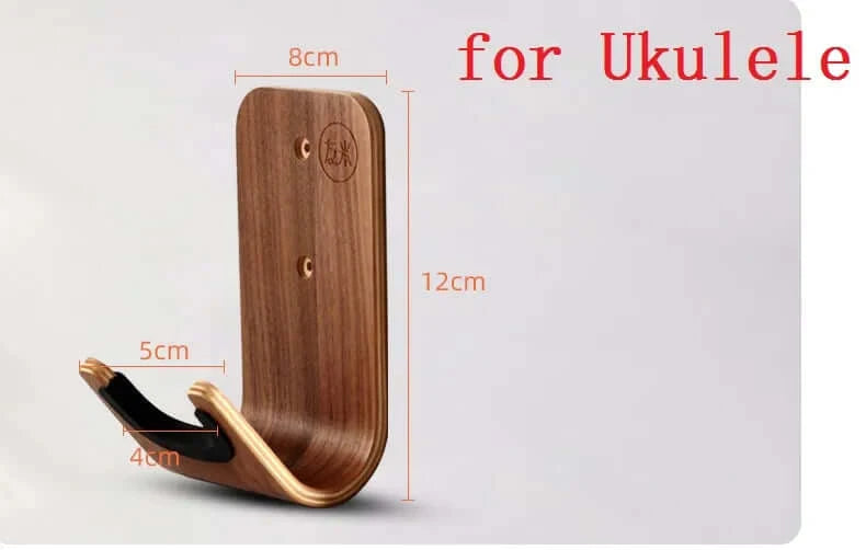 Premium Wooden Guitar Wall Hanger For Ukulele guitarmetrics