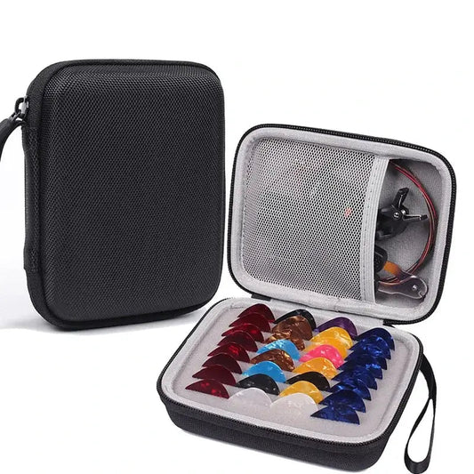 Multifunction Guitar picks and accessories bag guitarmetrics