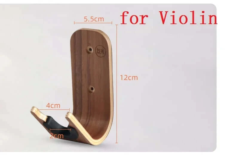 Premium Wooden Guitar Wall Hanger For Violin and Erhu guitarmetrics