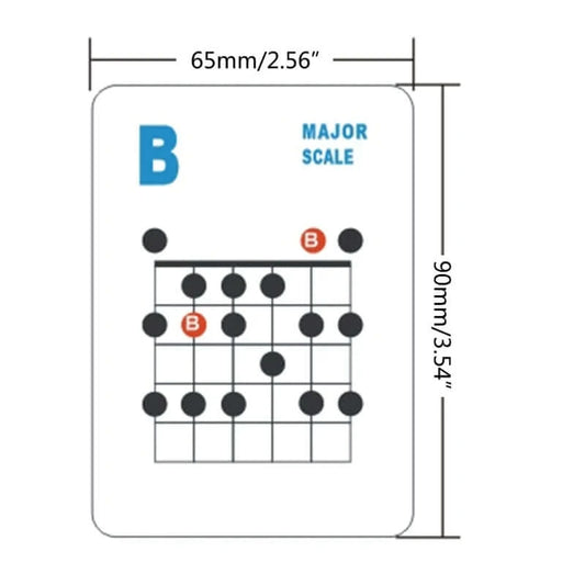 Ootdty Guitar Chord Flash Cards guitarmetrics