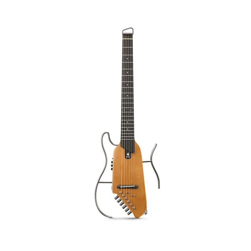 Donner HUSH-I Headless Silent Travel Guitar Maple guitarmetrics