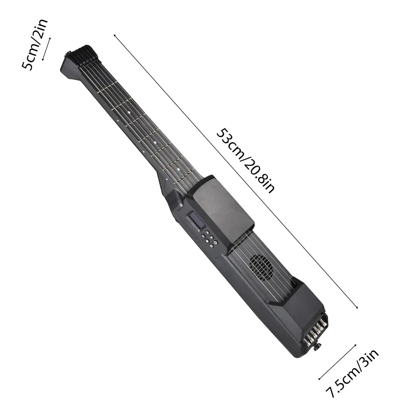 7-Fret Smart Electric Guitar – Silent Practice, Smart Learning, Total Freedom