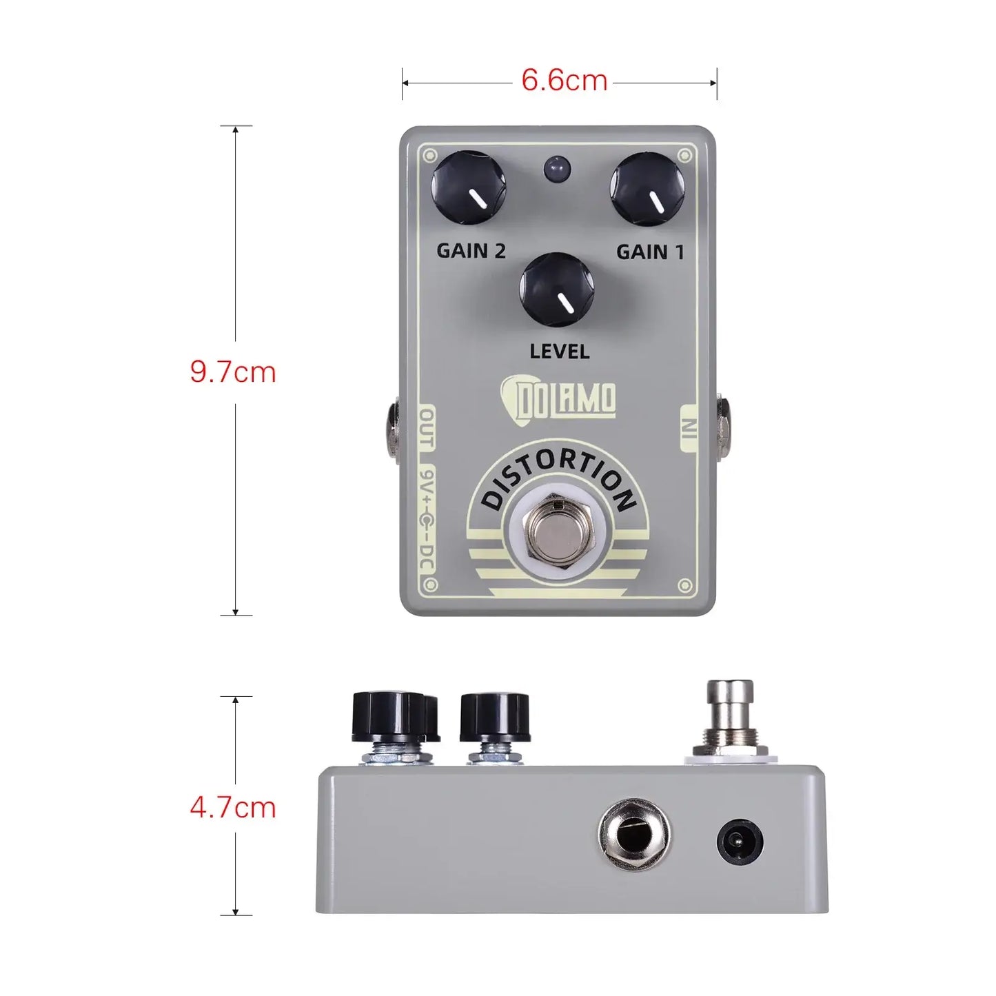 Dolamo D-5 Mark IV Distortion Guitar Effect Pedal guitarmetrics