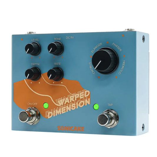 Sonicake Warped Dimension Digital Modulation Guitar Effects Pedal Orignal color guitarmetrics