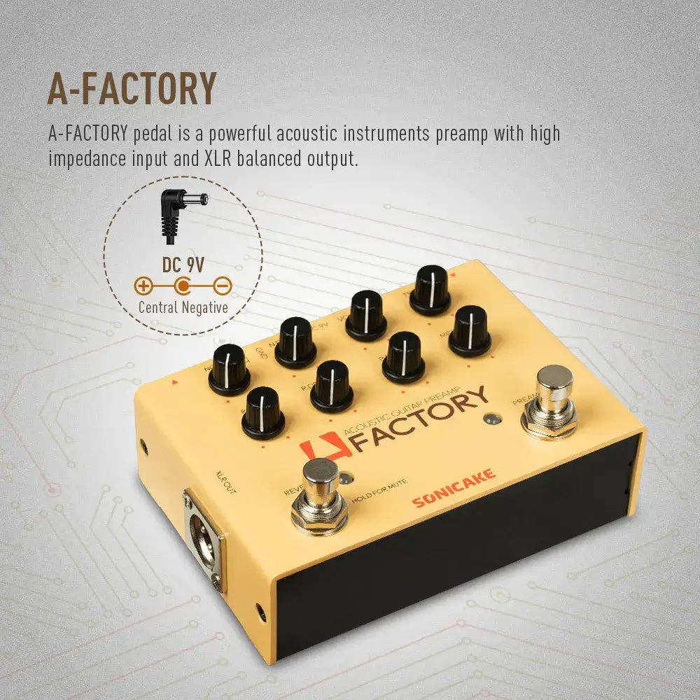 SONICAKE A Factory Analog Preamp & Digital Reverb Pedal – QDS-04 – guitarmetrics