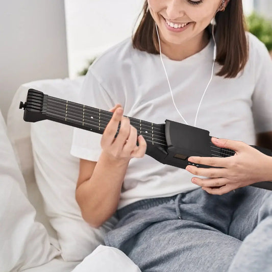 7-Fret Smart Electric Guitar – Silent Practice, Smart Learning, Total Freedom