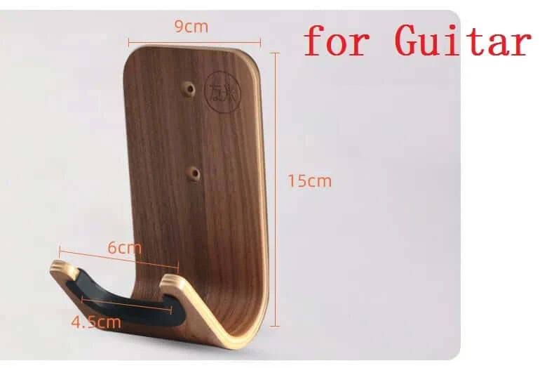 Premium Wooden Guitar Wall Hanger guitarmetrics