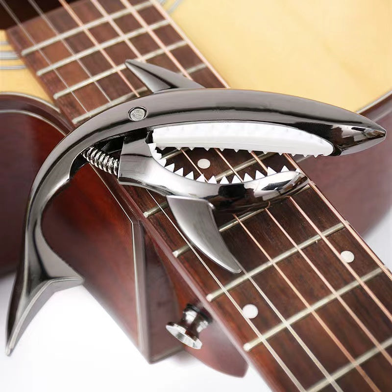 Sharky™ Shark Guitar Capo guitarmetrics