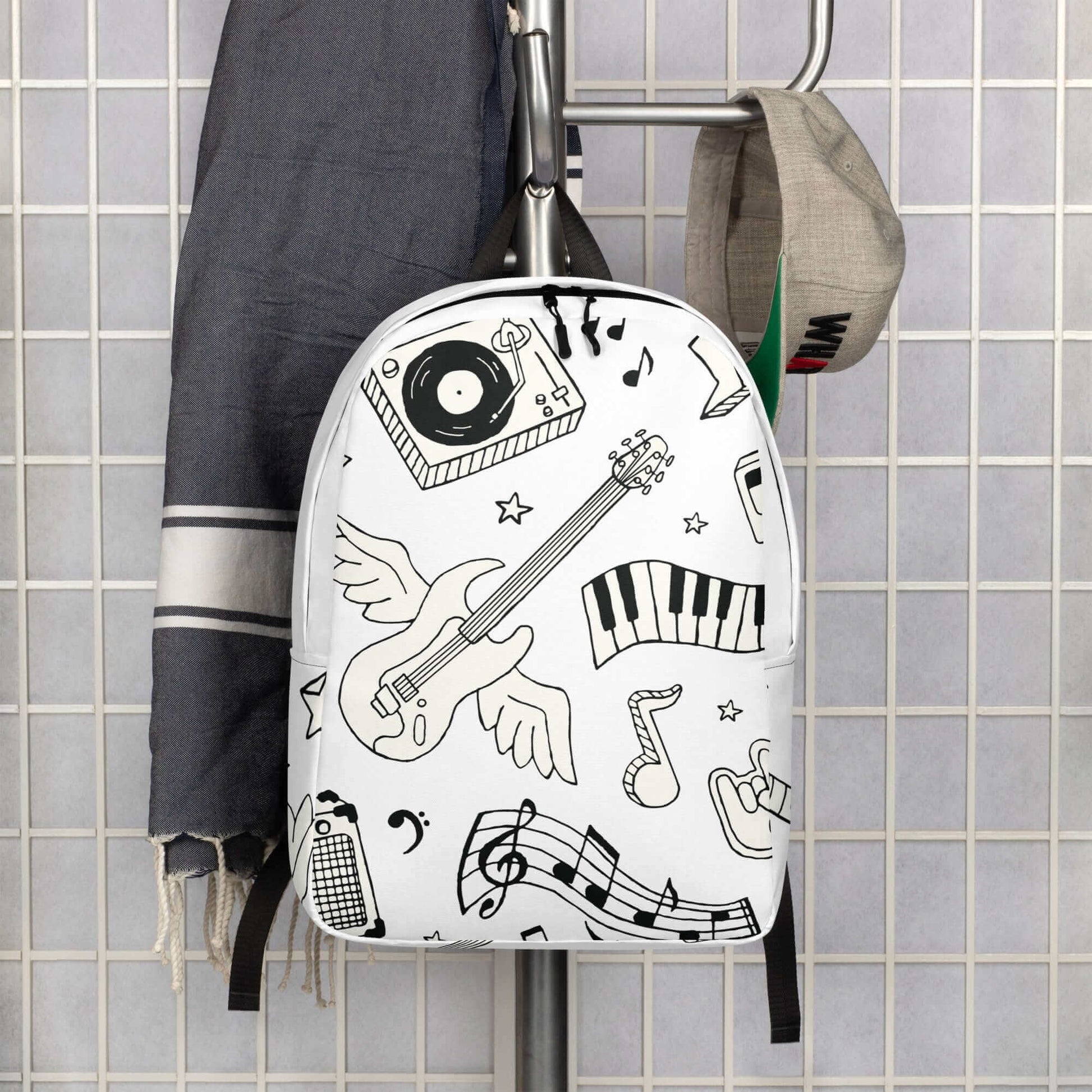 Guitar Art Minimalist Backpack guitarmetrics