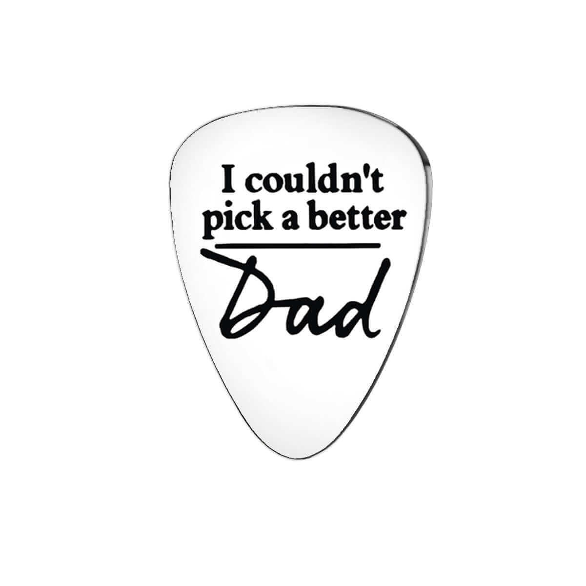 I couldn't pick a better dad guitar pick keychain guitarmetrics