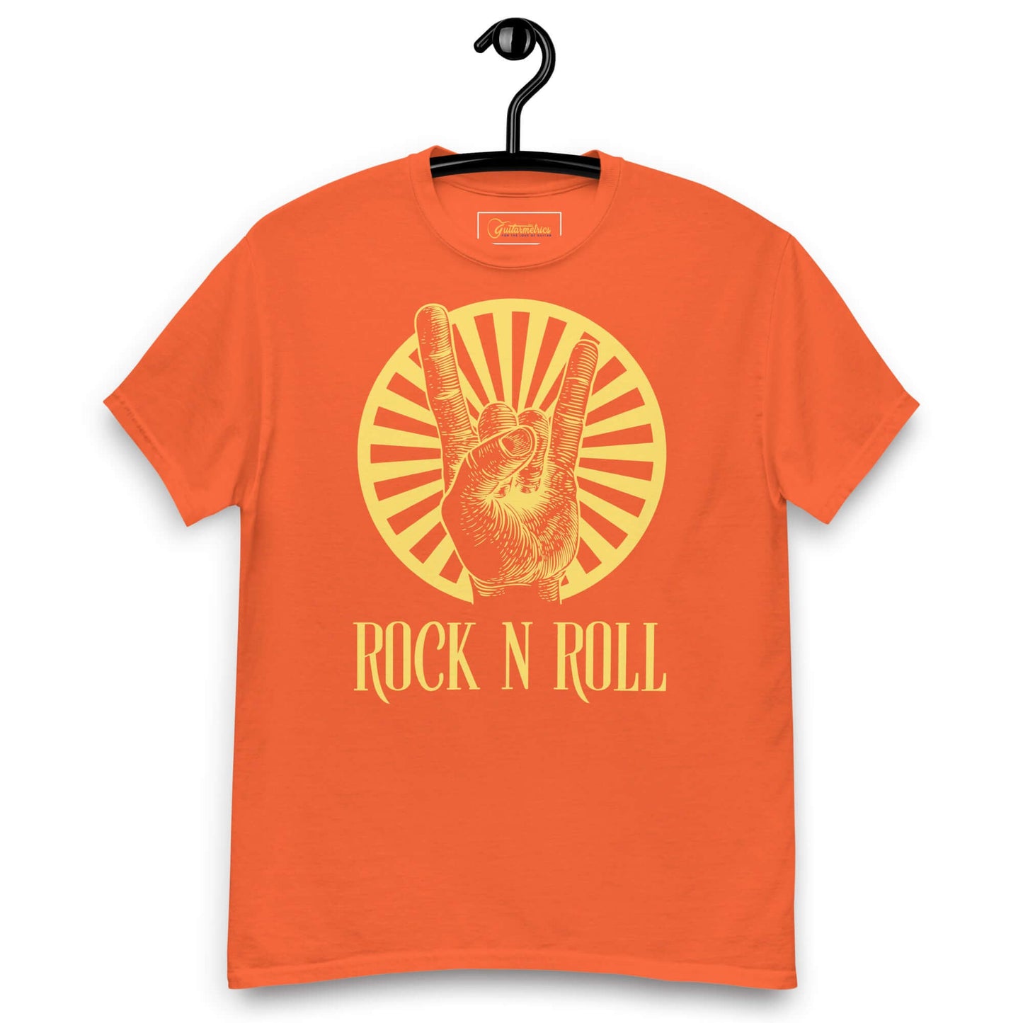 Rock enthusiast Men's classic tee Orange guitarmetrics