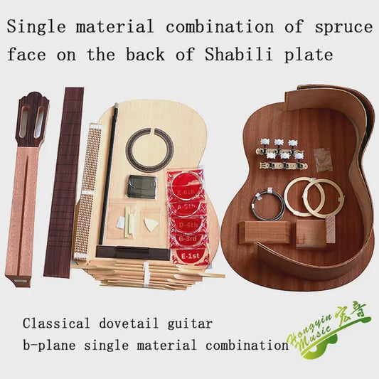 Hongyin premium 41 inch GA rounded DIY guitar kit