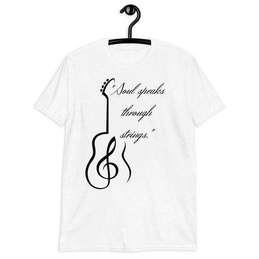 String soul Short-Sleeve Unisex T-Shirt White guitarmetrics