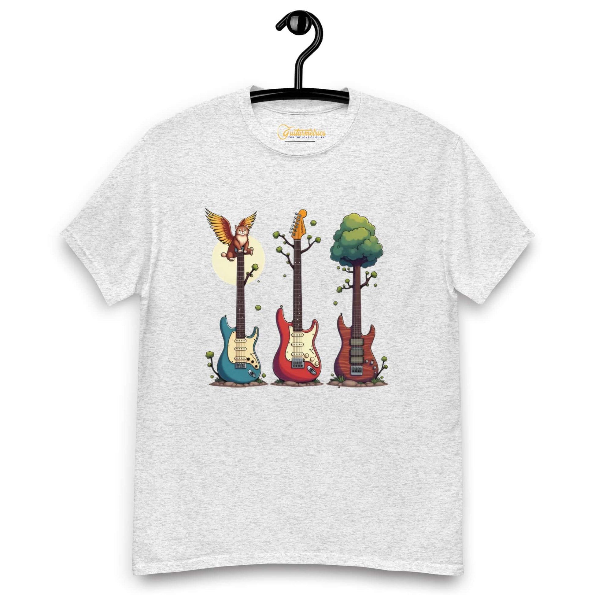 Nature Guitar Harmony Unisex classic tee Ash guitarmetrics