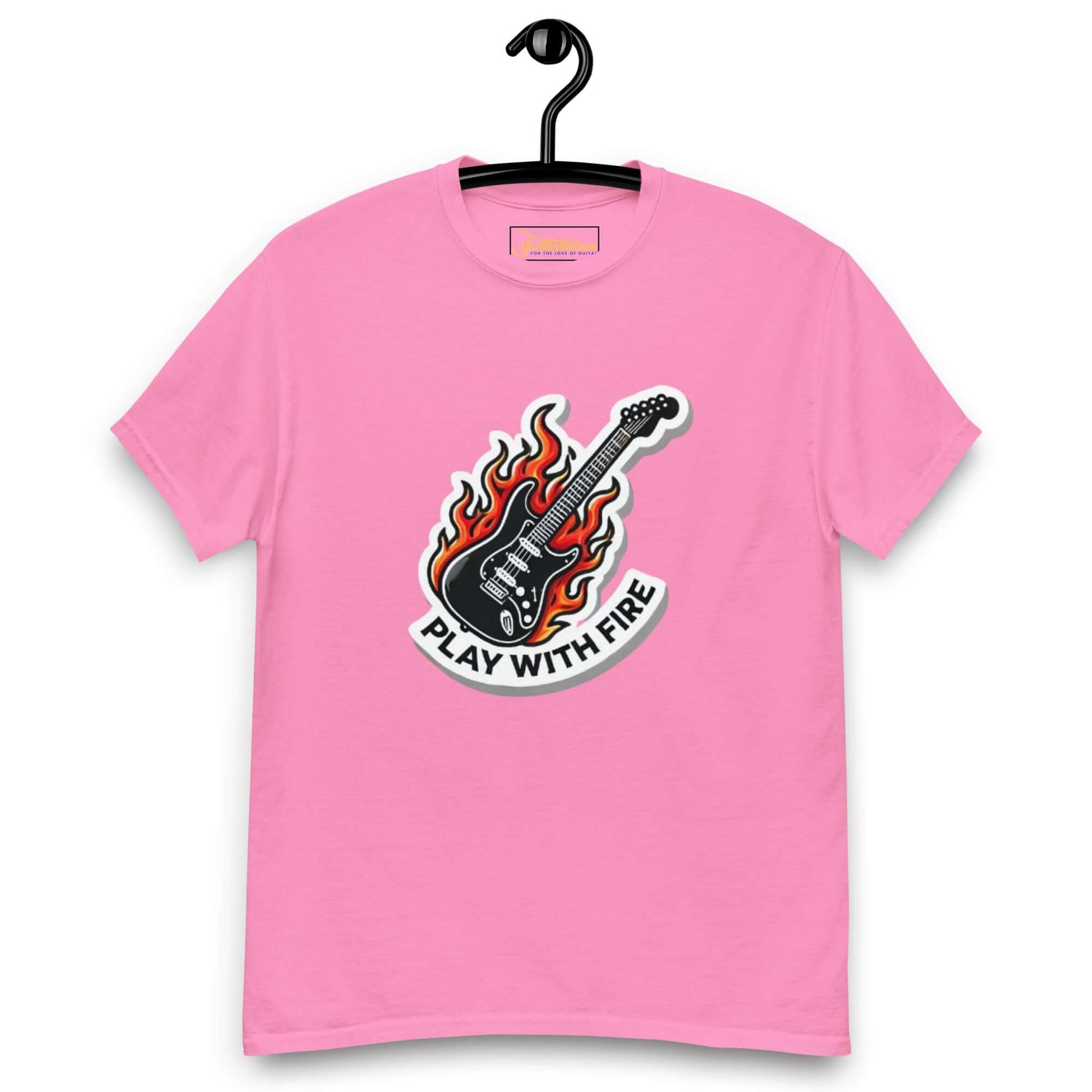 Play with Fire Unisex Guitar T-shirt Azalea guitarmetrics