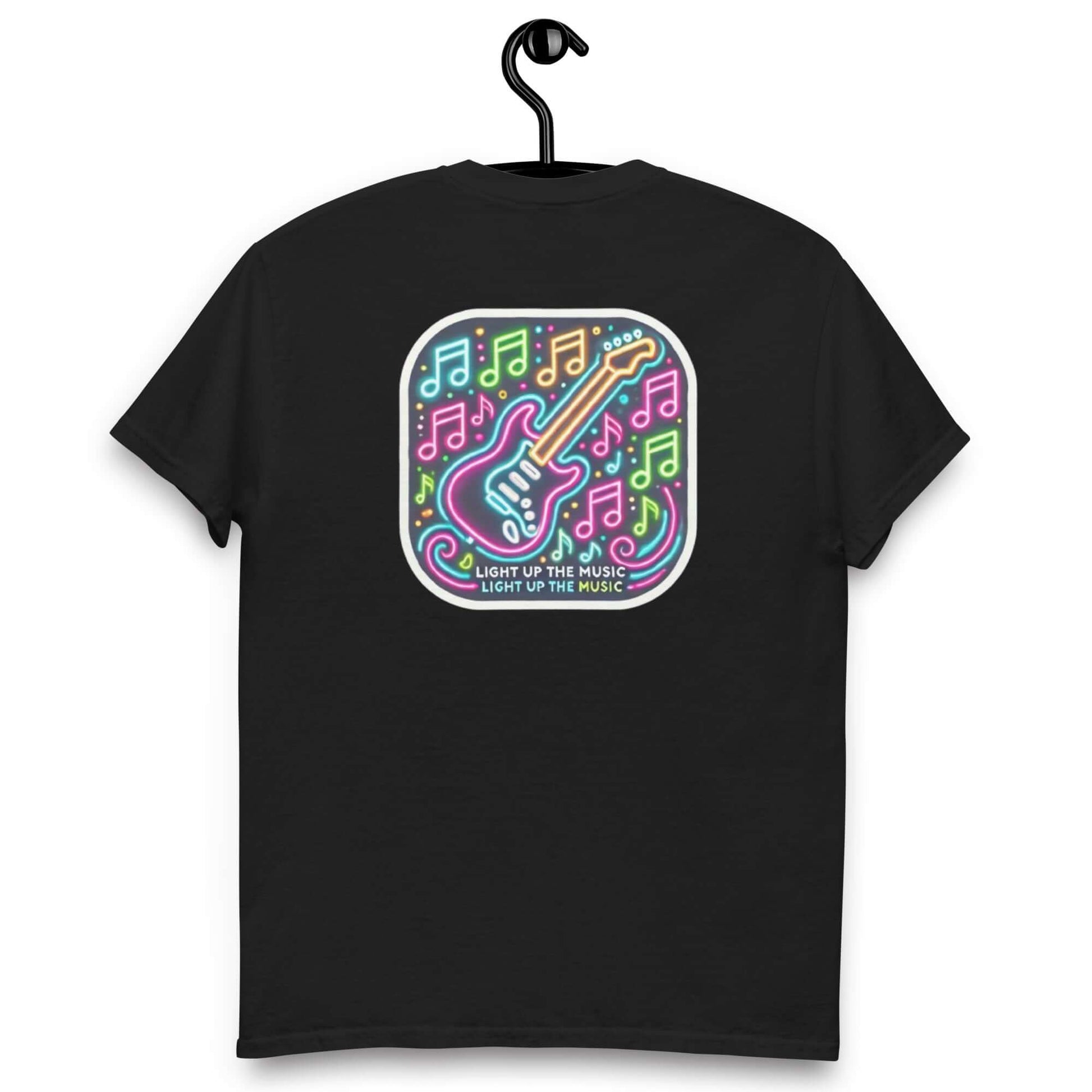 Light Up the Music Unisex Guitar T-shirt guitarmetrics