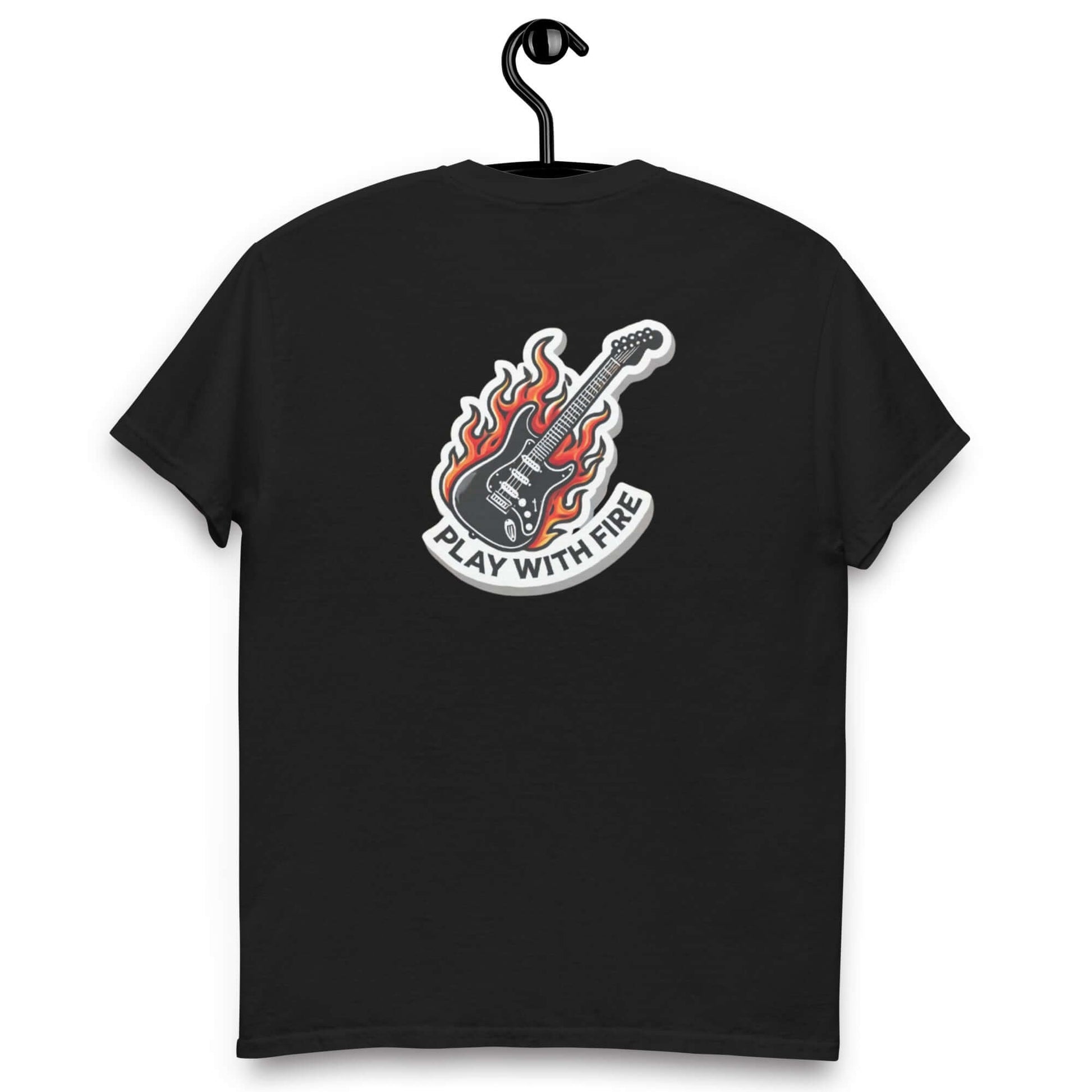 Play with Fire Unisex Guitar T-shirt guitarmetrics