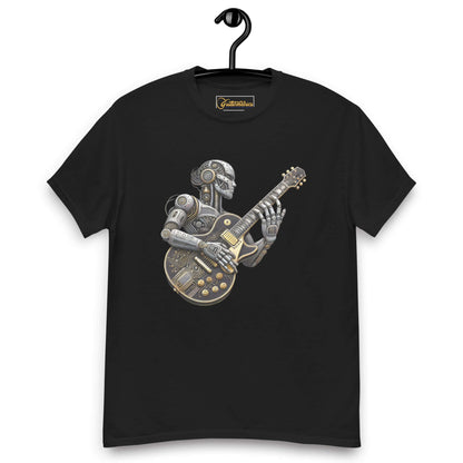 AI Guitar Art Unisex T-shirt Black guitarmetrics