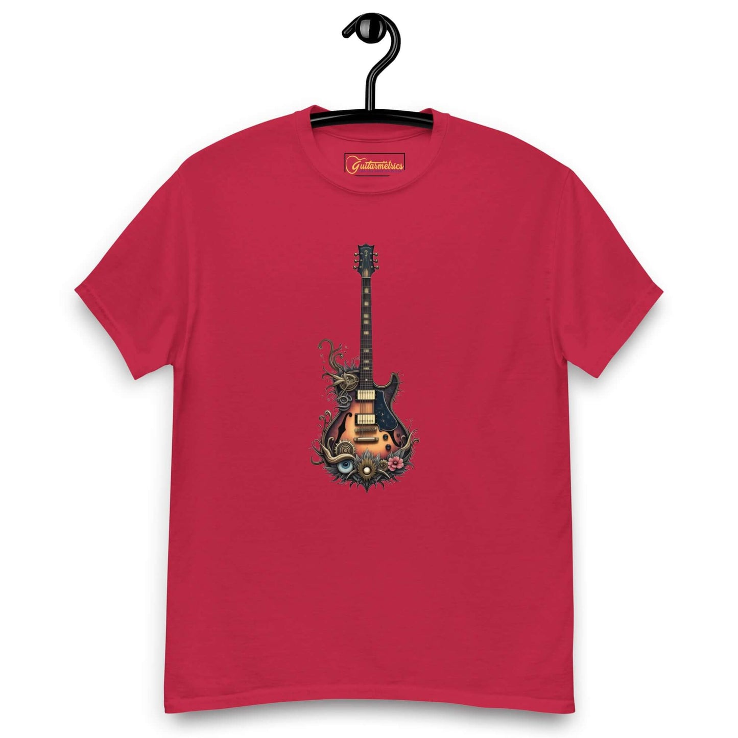 Illustrated Guitar Unisex classic tee Cardinal guitarmetrics