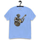 AI Guitar Art Unisex T-shirt Carolina Blue guitarmetrics