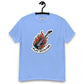 Play with Fire Unisex Guitar T-shirt Carolina Blue guitarmetrics