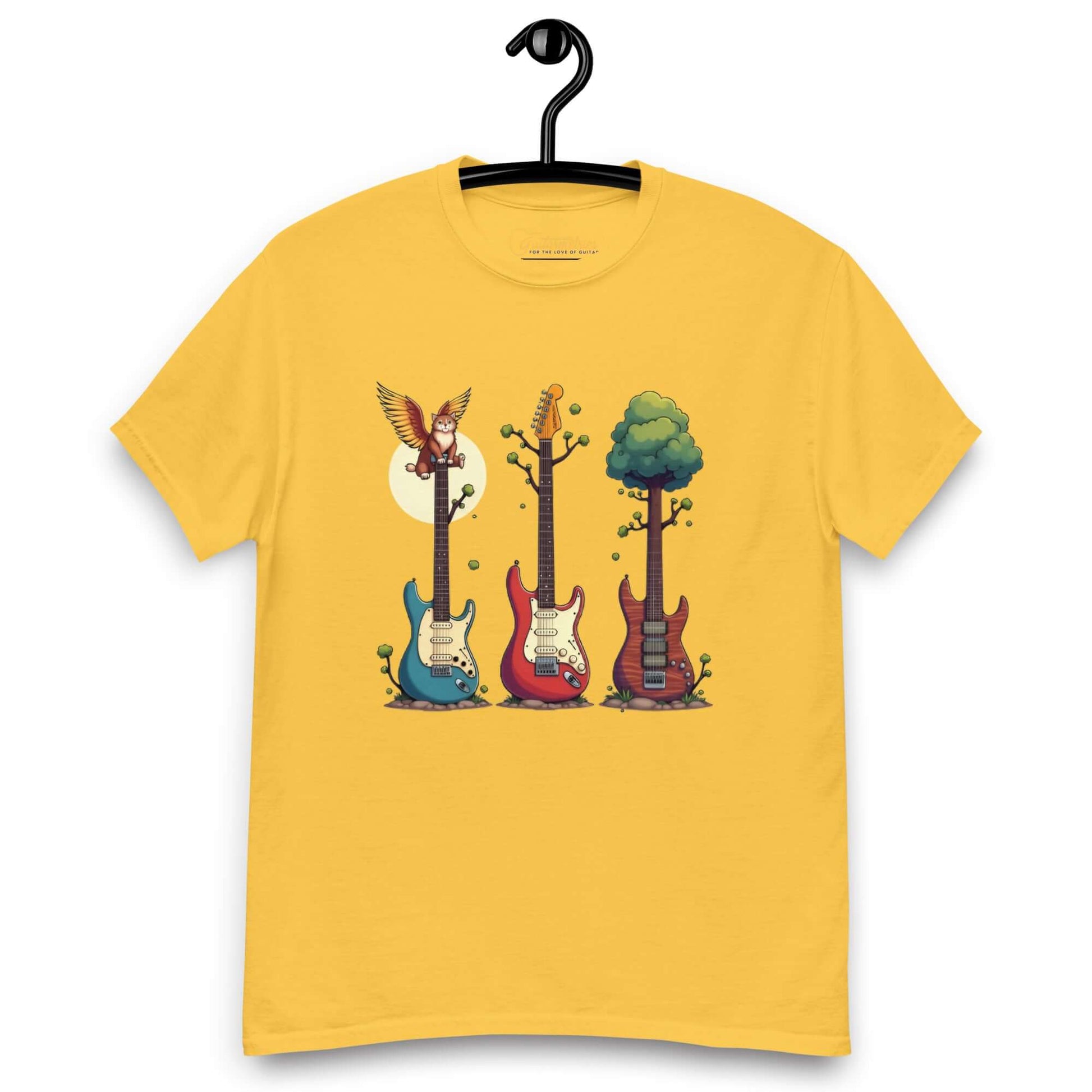 Nature Guitar Harmony Unisex classic tee Daisy guitarmetrics