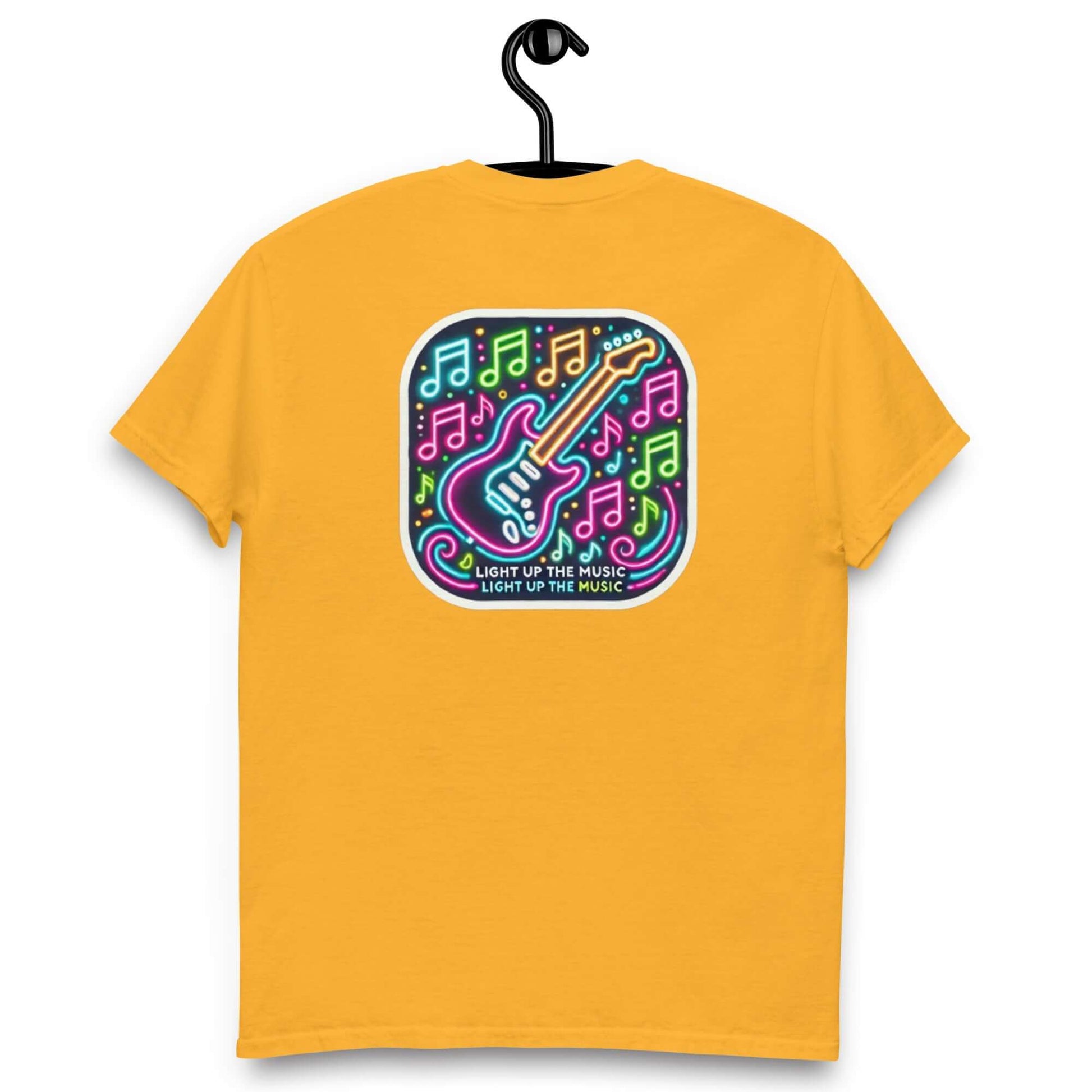 Light Up the Music Unisex Guitar T-shirt guitarmetrics