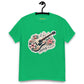 Melody in Bloom Unisex Guitar T-shirt Irish Green guitarmetrics