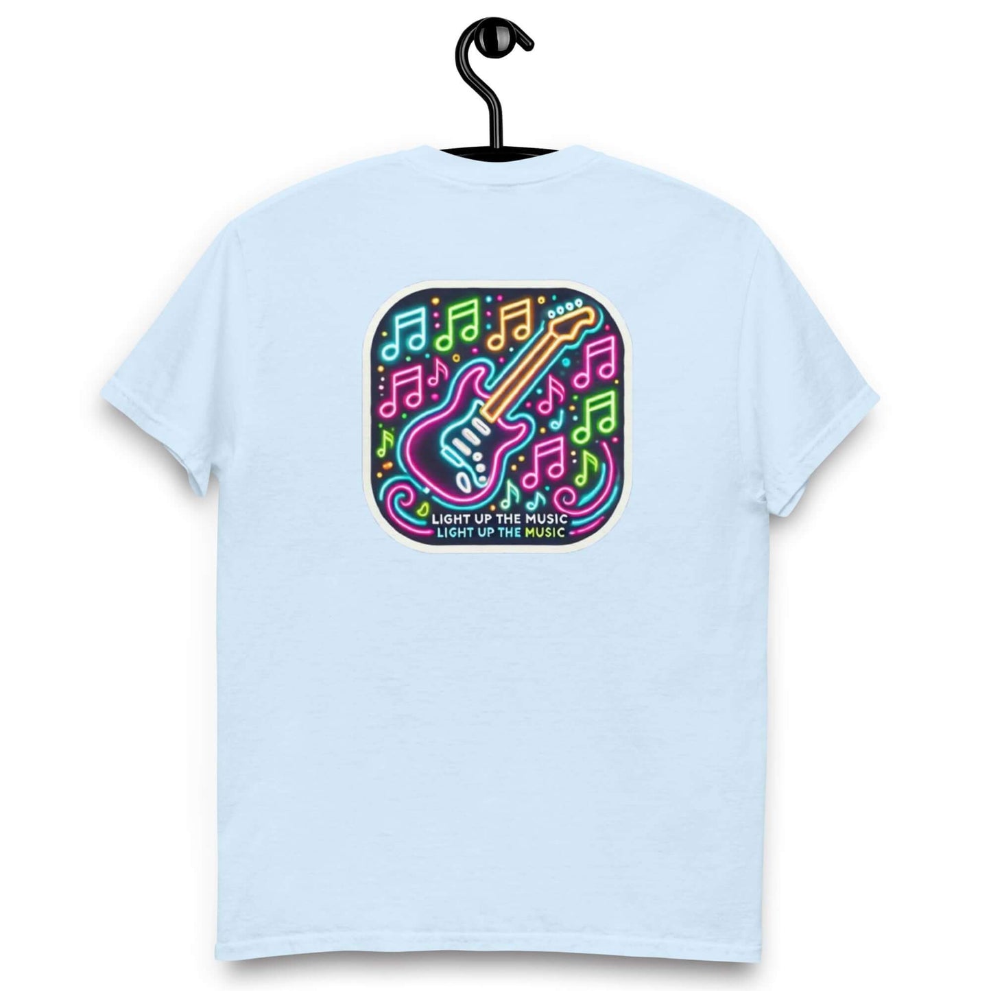 Light Up the Music Unisex Guitar T-shirt guitarmetrics