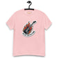 Play with Fire Unisex Guitar T-shirt Light Pink guitarmetrics