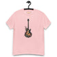 Illustrated Guitar Unisex classic tee Light Pink guitarmetrics