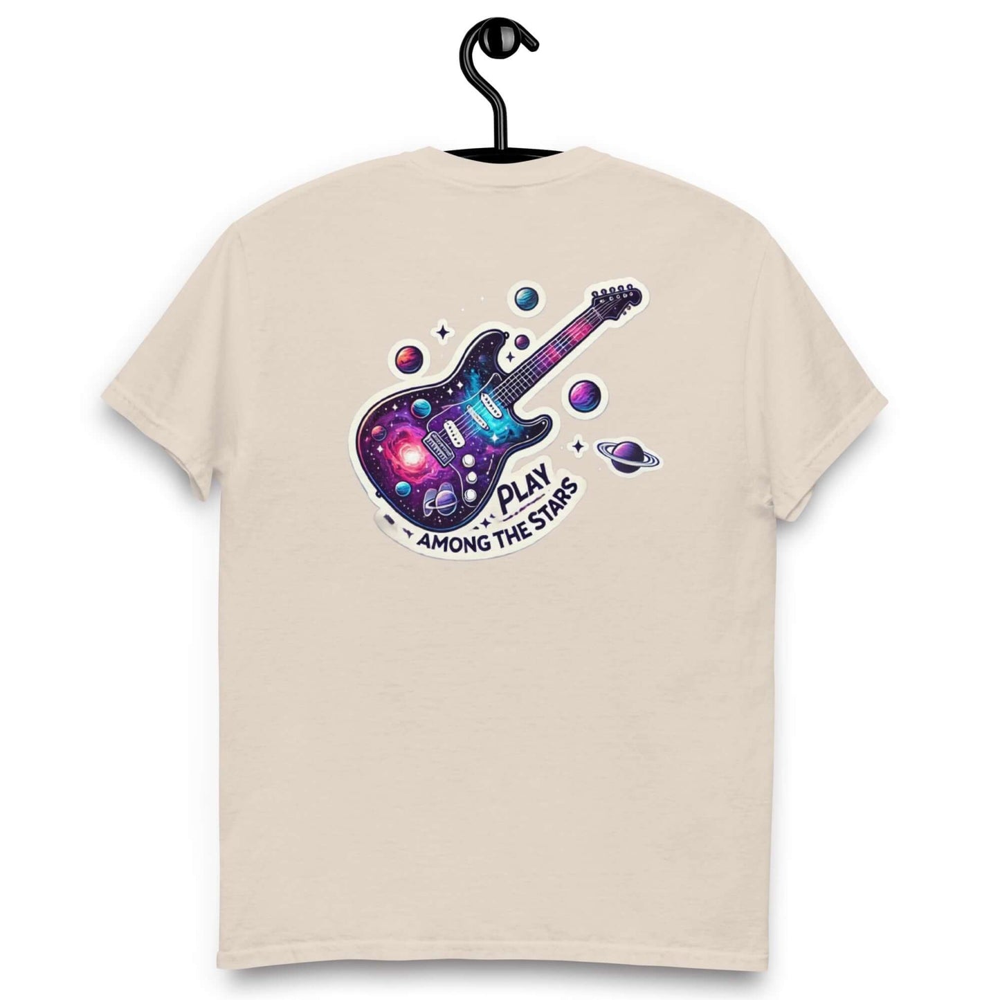 Play Among the Stars Unisex Guitar classic tee guitarmetrics