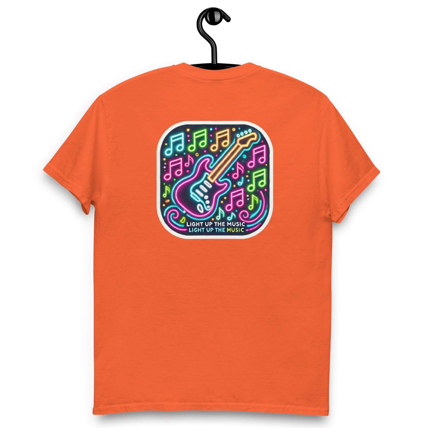 Light Up the Music Unisex Guitar T-shirt guitarmetrics