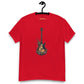 Illustrated Guitar Unisex classic tee Red guitarmetrics