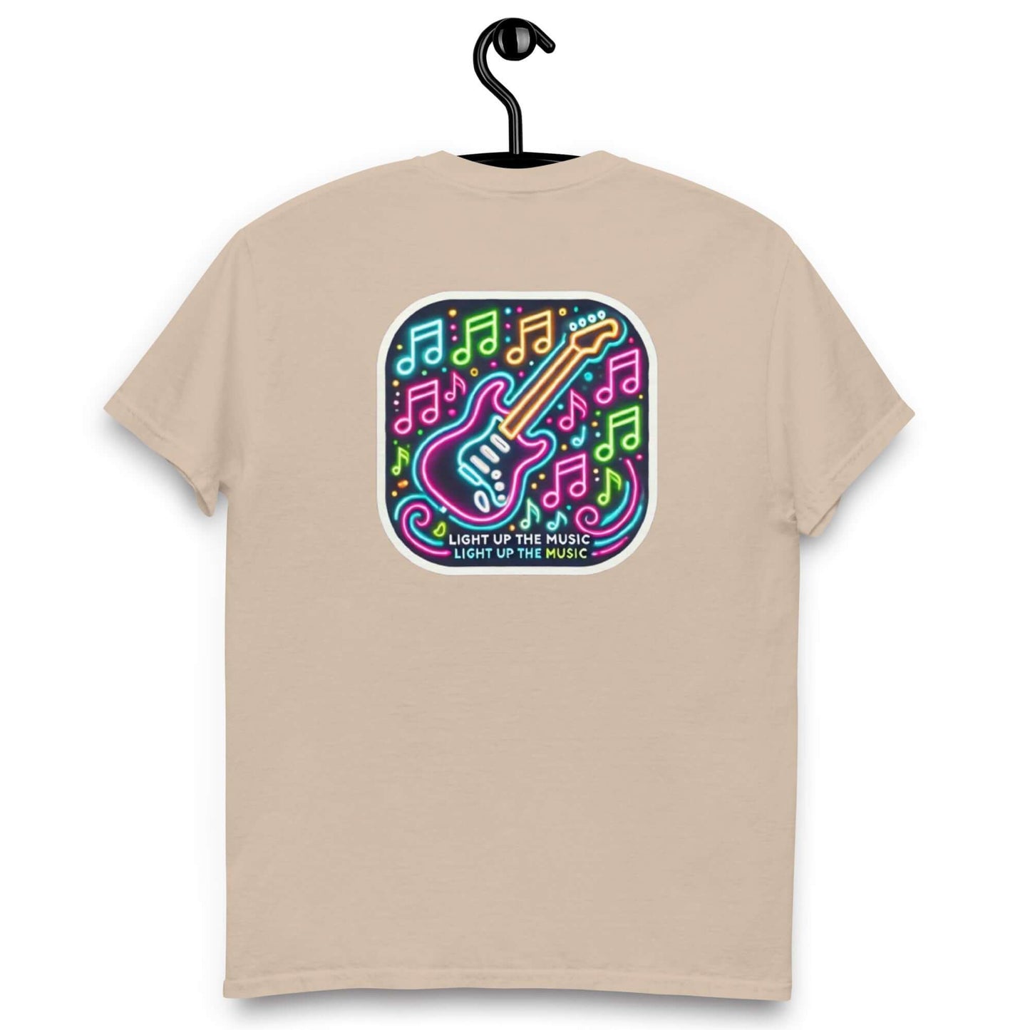 Light Up the Music Unisex Guitar T-shirt guitarmetrics