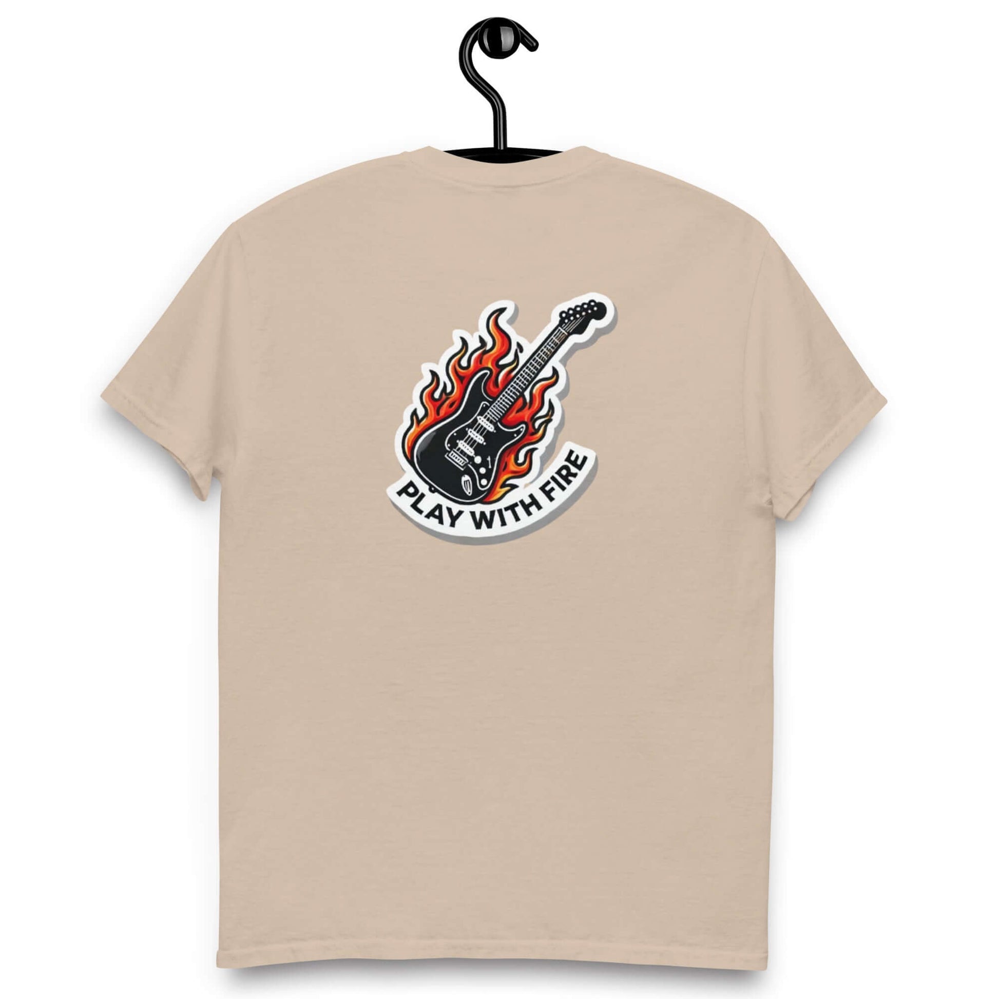 Play with Fire Unisex Guitar T-shirt guitarmetrics