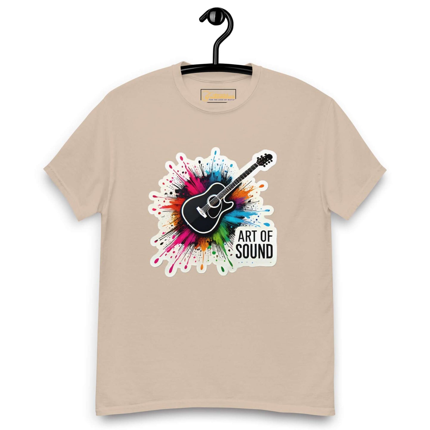 Art of Sound Unisex Guitar T-shirt Sand guitarmetrics