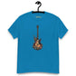 Illustrated Guitar Unisex classic tee Sapphire guitarmetrics
