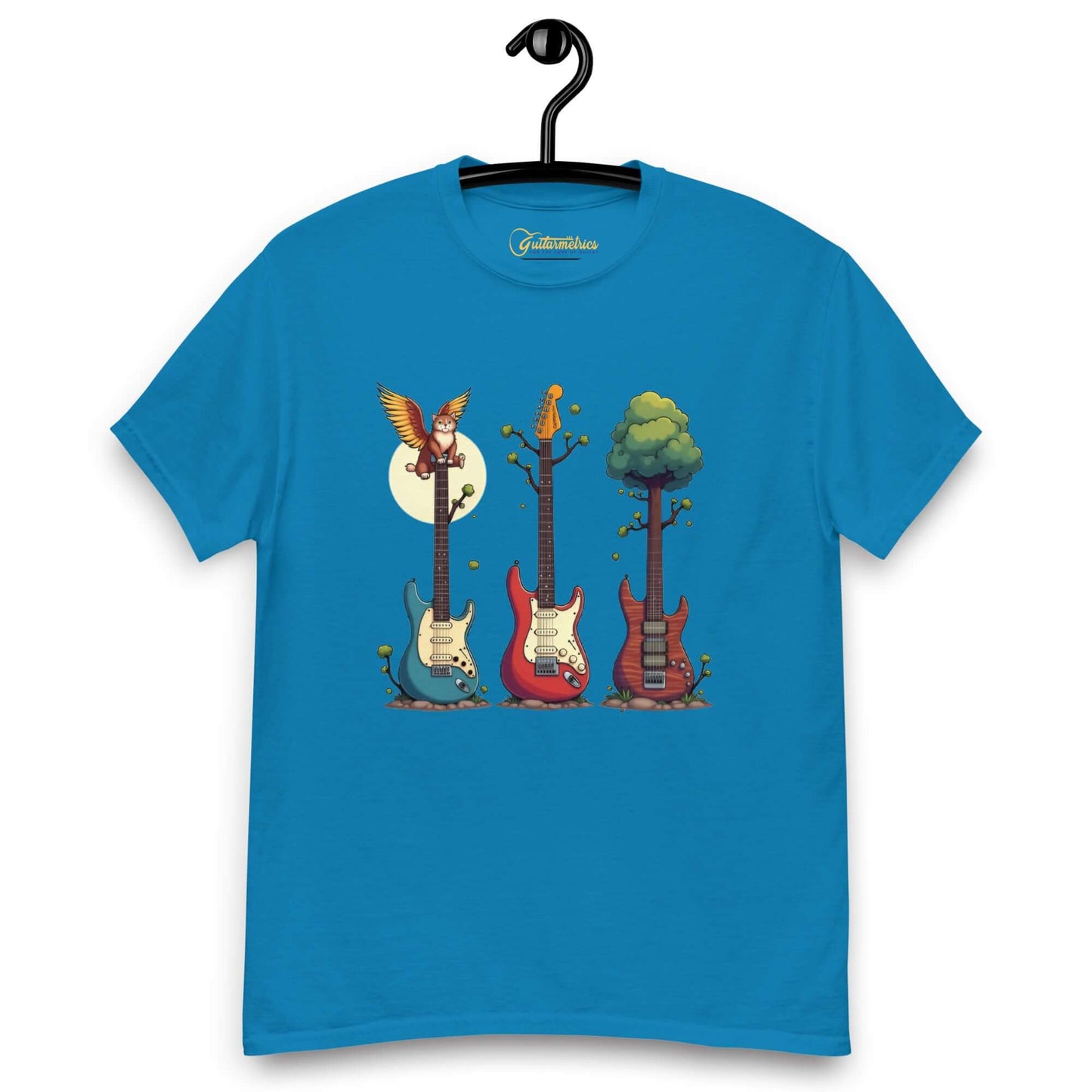 Nature Guitar Harmony Unisex classic tee Sapphire guitarmetrics