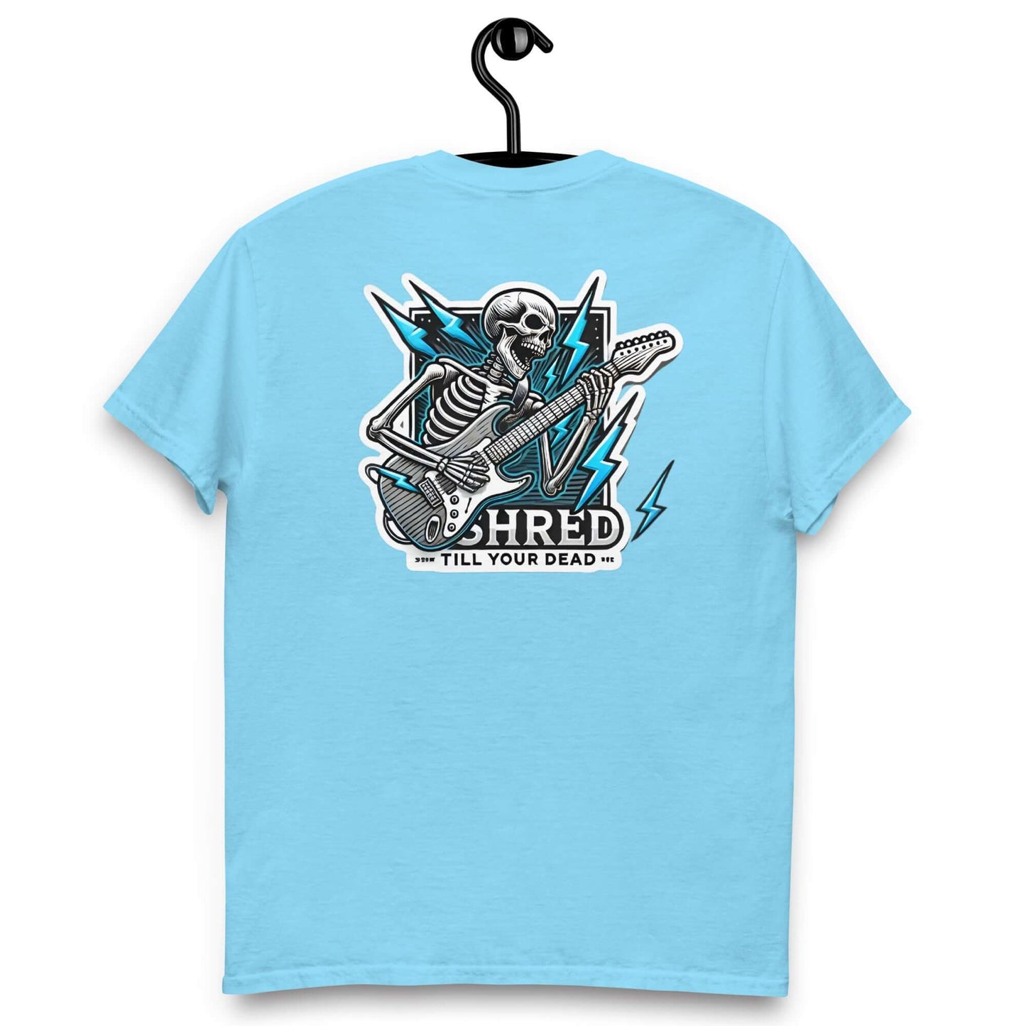 Shred Till your Dead Unisex Guitar T-shirt guitarmetrics