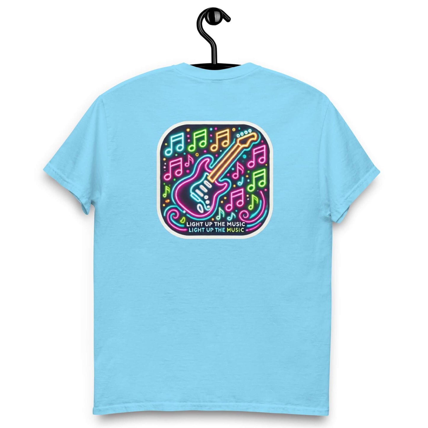 Light Up the Music Unisex Guitar T-shirt guitarmetrics